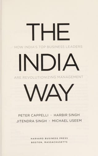 The India way