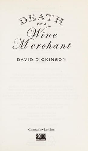 Death of a wine merchant