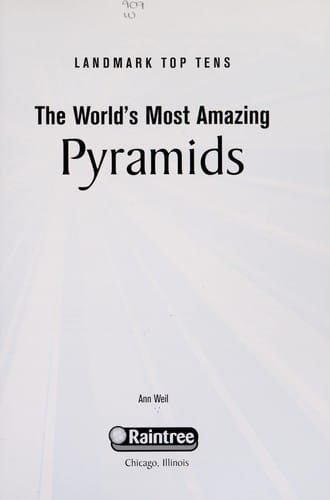 The world's most amazing pyramids