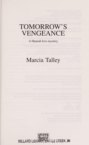 Tomorrow's vengeance