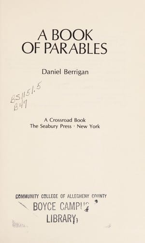 A book of parables