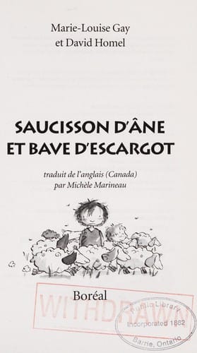 Saucisson d'ane et bave d'escargot