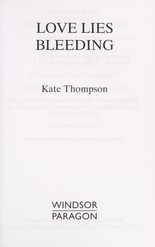 Love lies bleeding