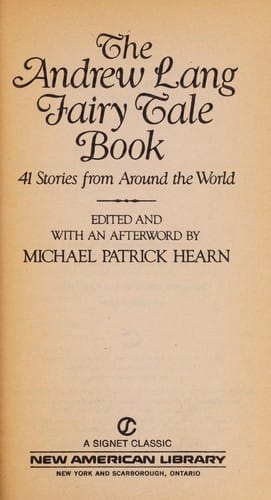 The Andrew Lang fairy tale book