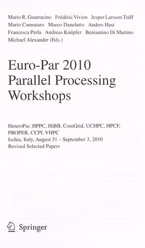 Euro-Par 2010 Parallel Processing Workshops