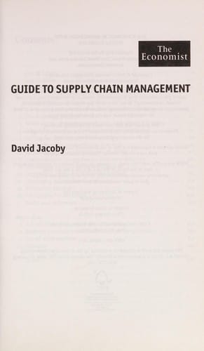 Guide to supply chain management