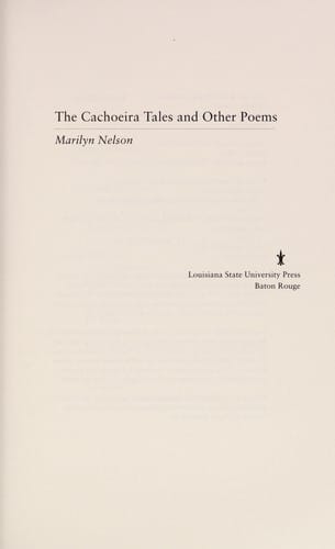 The Cachoeira tales, and other poems