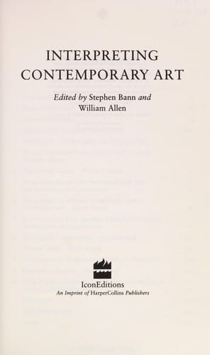 Interpreting contemporary art
