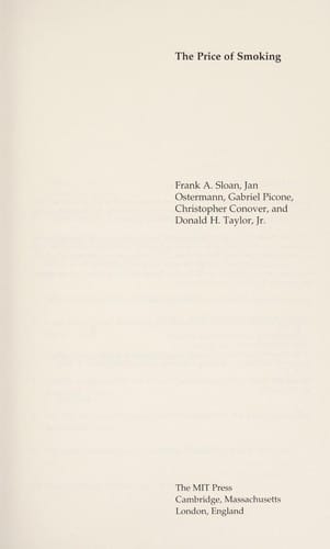 The price of smoking