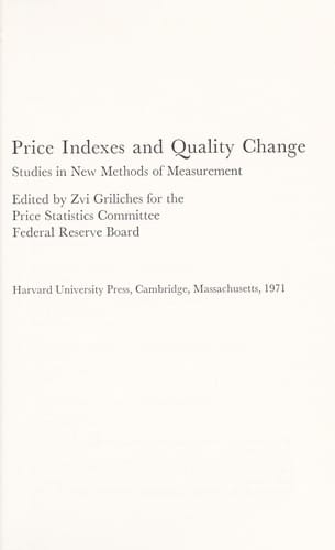 Price indexes and quality change