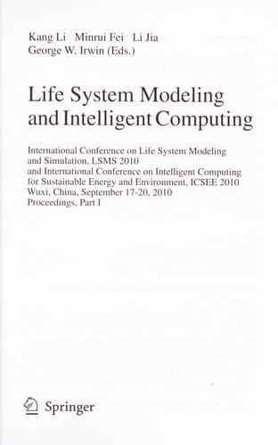 Life System Modeling and Intelligent Computing