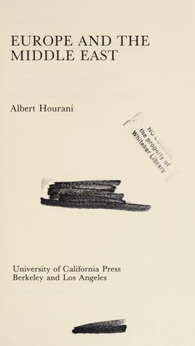 Europe and the Middle East