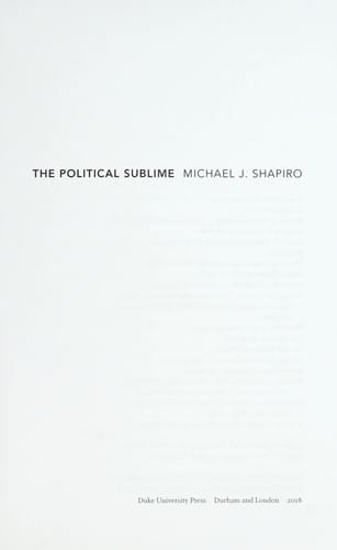The political sublime