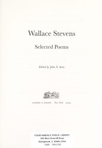 Selected poems