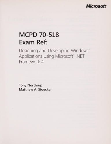 MCPD 70-518 exam ref