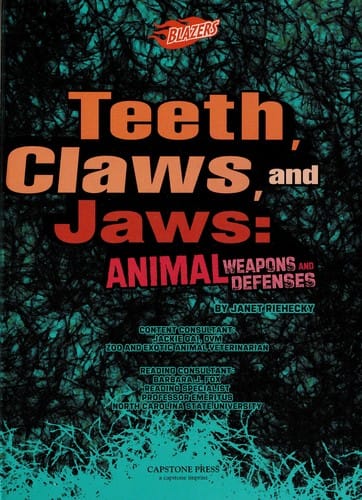 Teeth, claws, and jaws