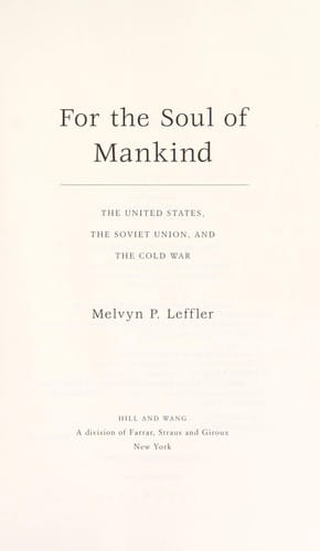 For the soul of mankind