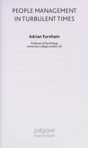 People management in turbulent times