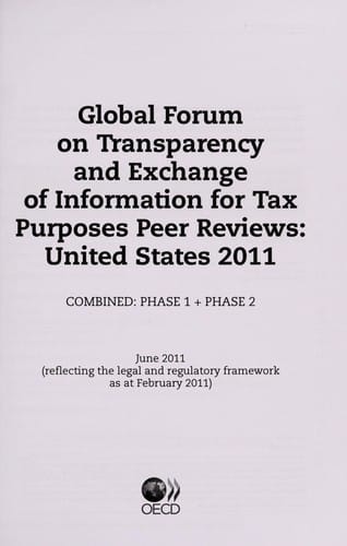 Global forum on transparency and exchange of information for tax purposes peer reviews