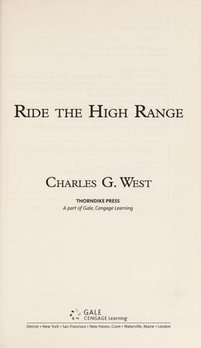 Ride the high range