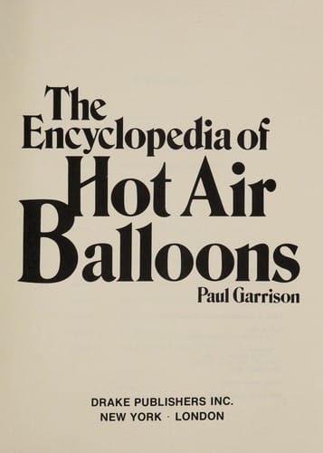 The encyclopedia of hot air balloons