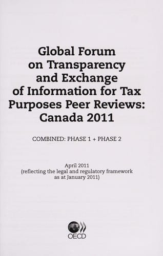 Global forum on transparency and exchange of information for tax purposes peer reviews
