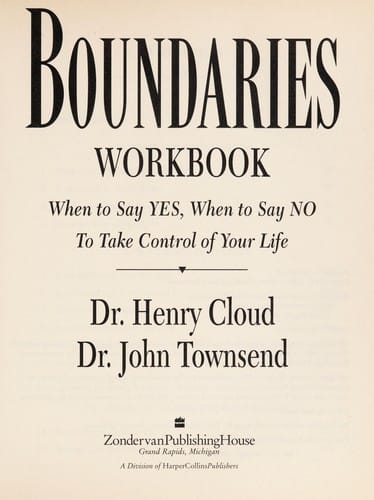 Boundaries workbook