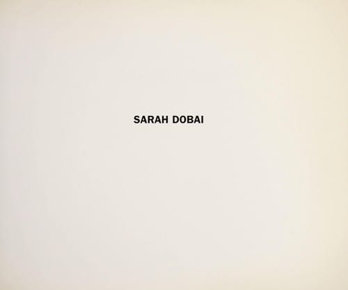 Sarah Dobai
