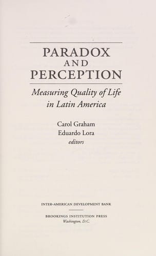 Paradox and perception