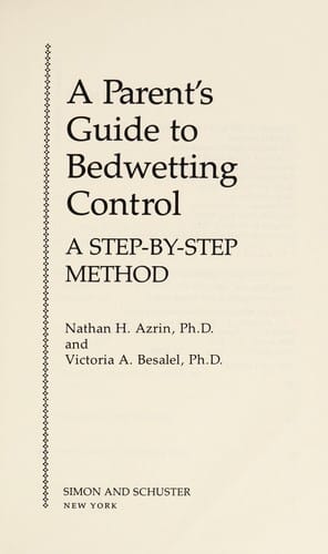 A parent's guide to bedwetting control