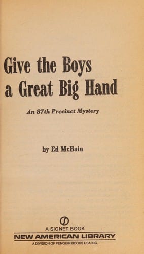 Give the Boys a Great Big Hand