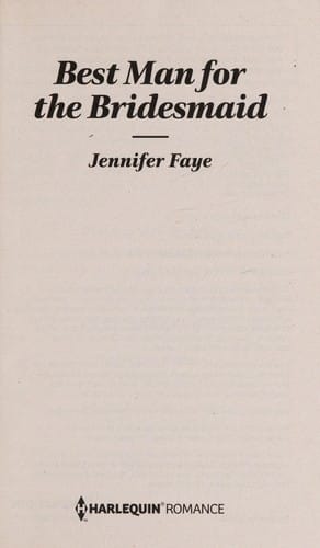 Best Man For The Bridesmaid