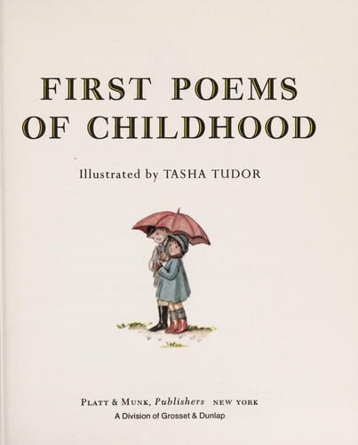 First Poems Of Childhood