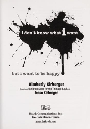 I don't know what I want