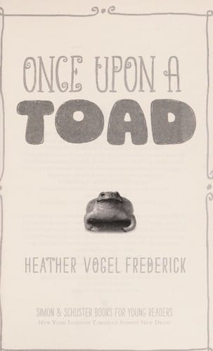 Once upon a toad