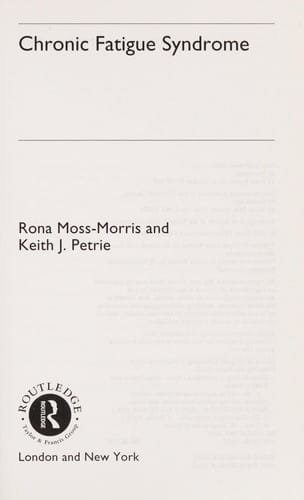 Chronic fatigue syndrome