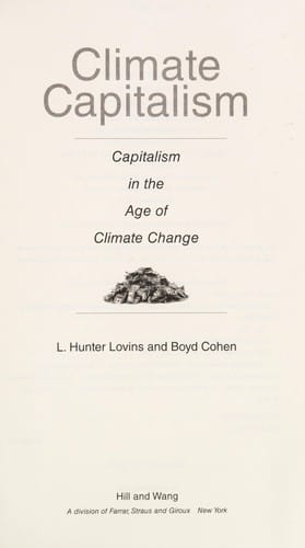 Climate capitalism