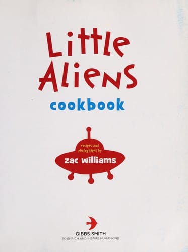 Little aliens cookbook