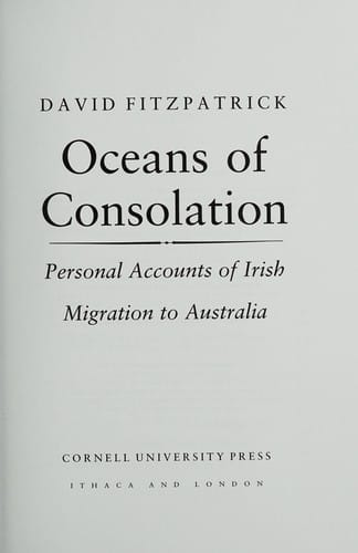 Oceans of consolation