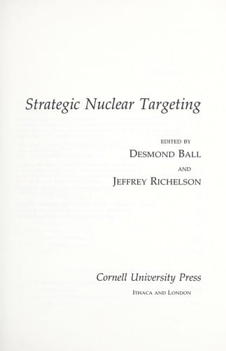 Strategic nuclear targeting