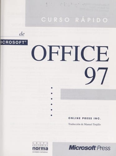 Curso rápido de Microsoft Office 97