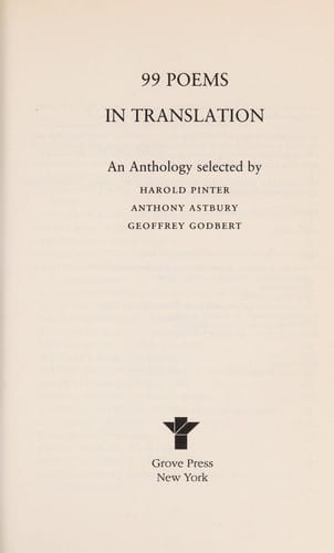 99 poems in translation