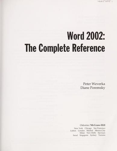 Word 2002