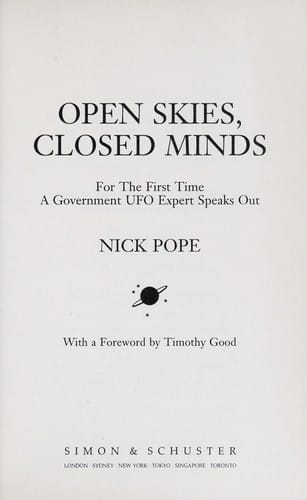 Open skies, closed minds