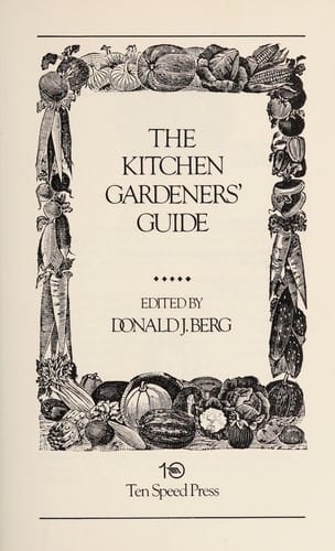 The Kitchen gardeners' guide
