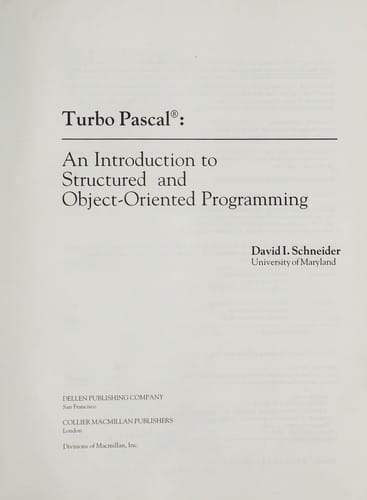 Turbo Pascal
