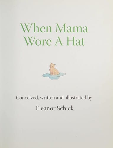 When Mama wore a hat