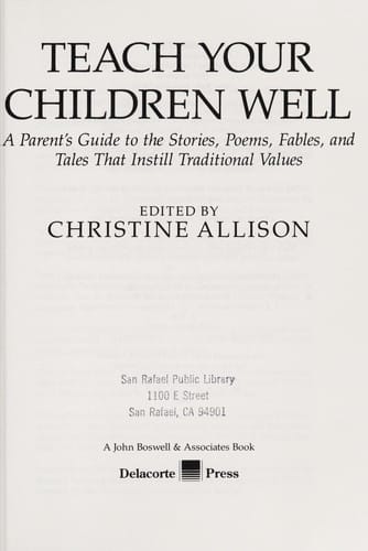 Teach your children well