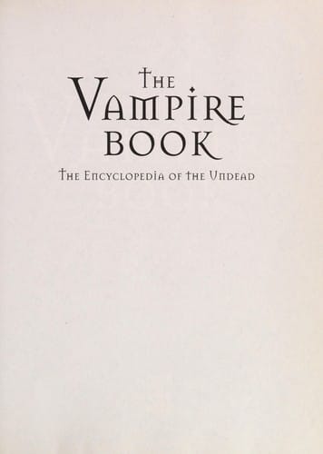 The Vampire Book