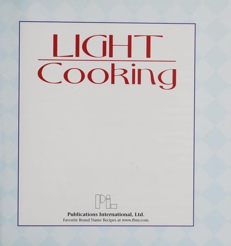 Light Cooking (Favorite Brand Name Recipes)